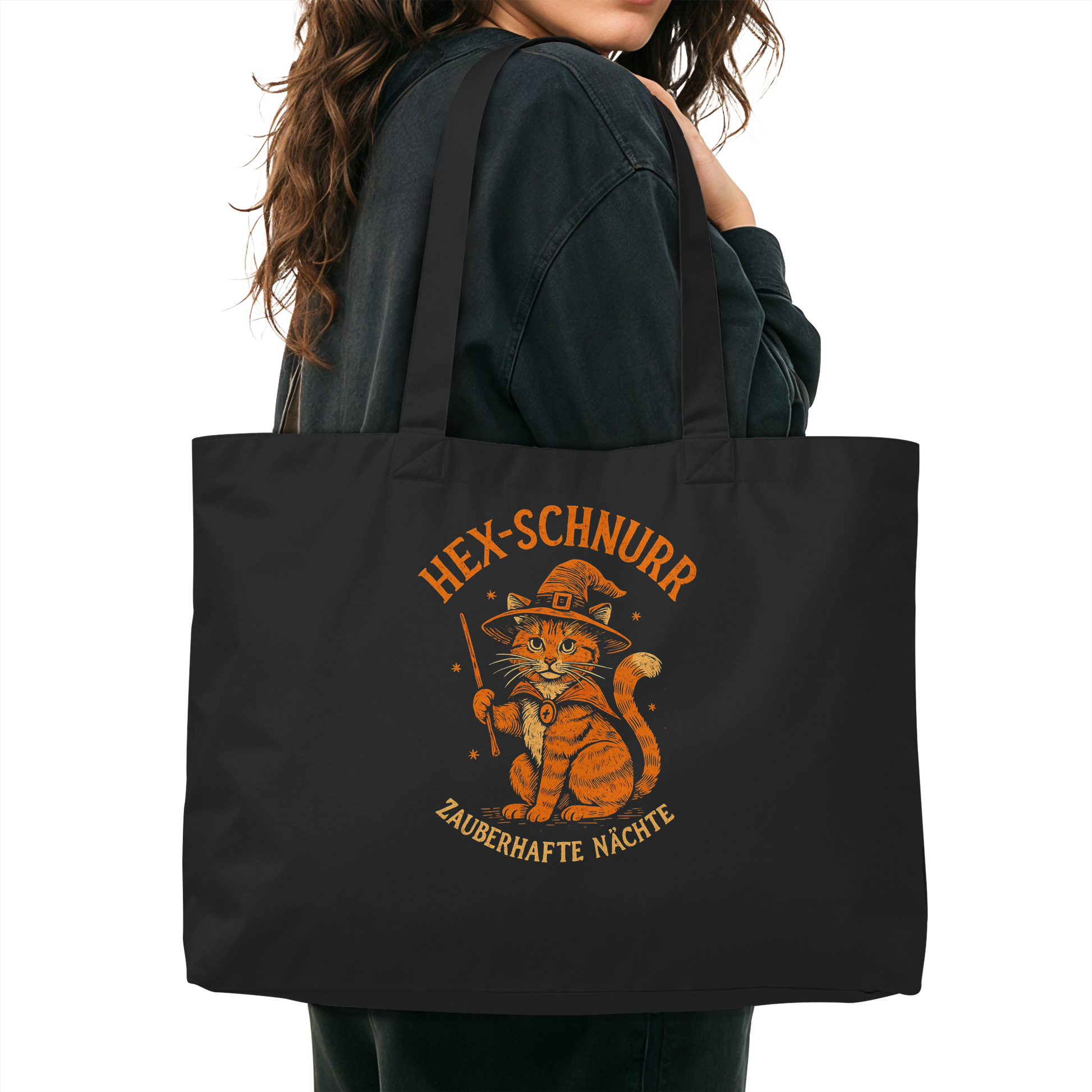 Hex-Schnurr - Zauberhafte Nächte - Organic Shopping-Bag
