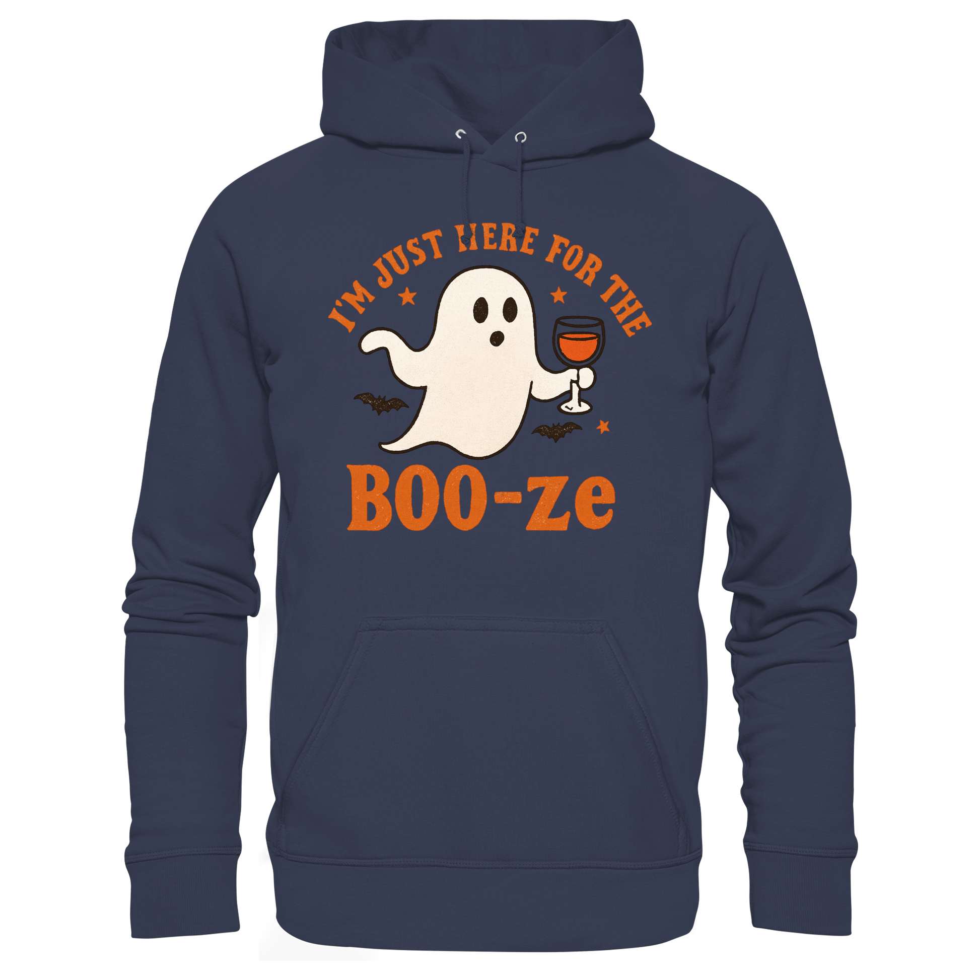 I'm just here for the "BOO-ze" - Premium Unisex Hoodie