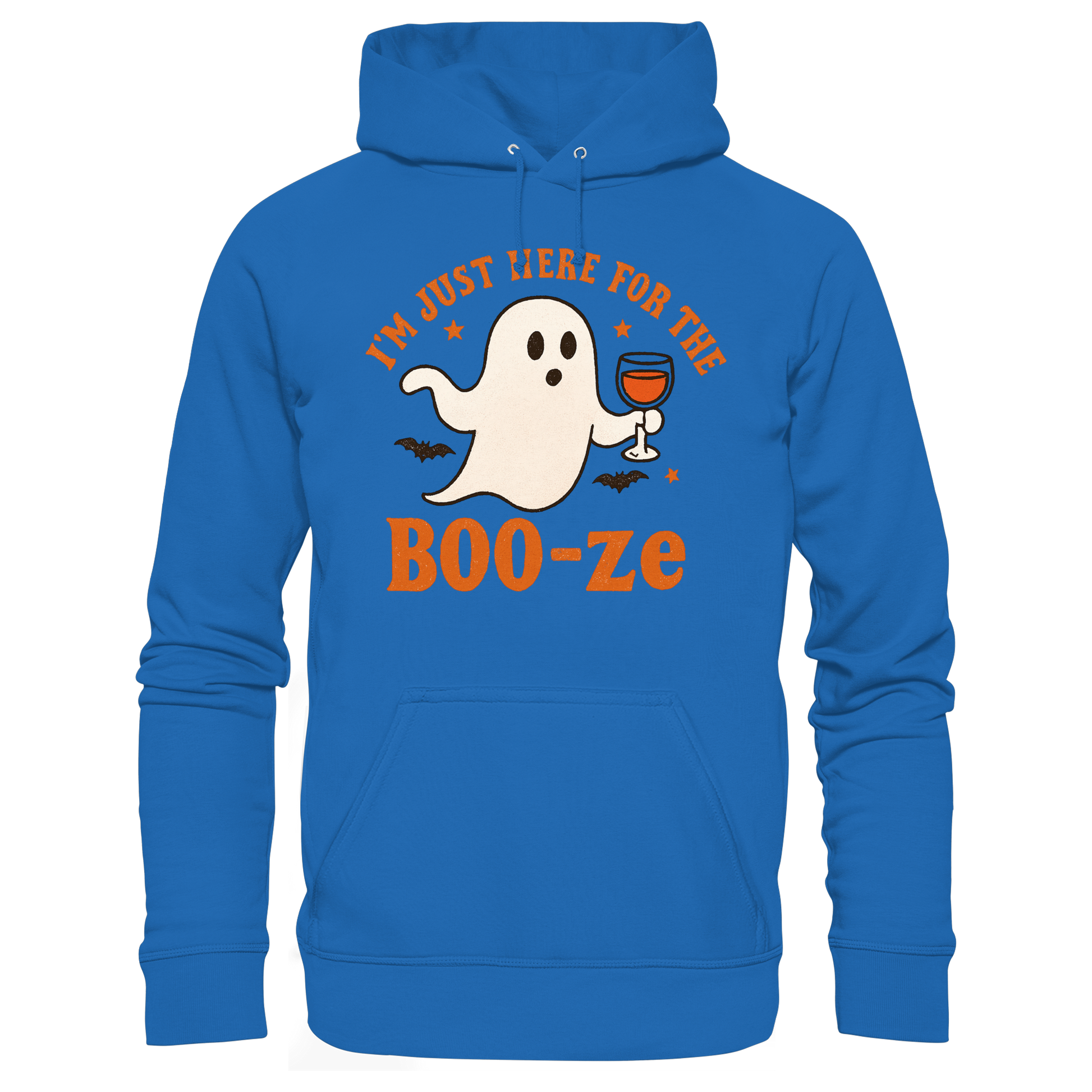 I'm just here for the "BOO-ze" - Premium Unisex Hoodie
